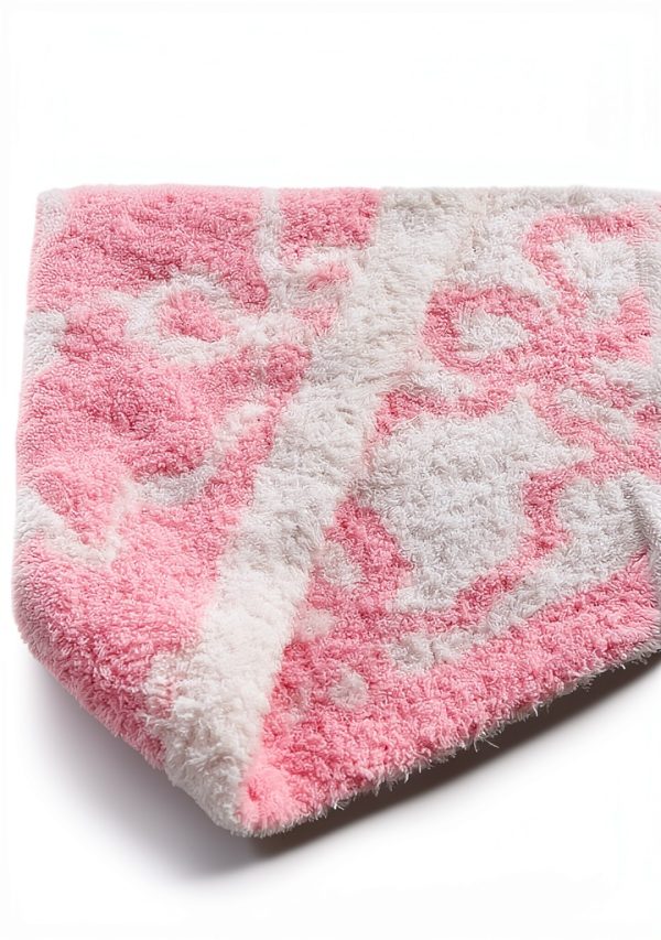 Luxape Pink Bow Throw Blanket Polyester Soft-3