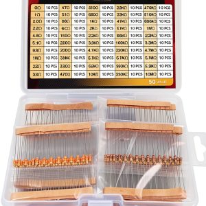 Resistor Kit TMH Electronics 50 Values 1/4W Carbon-0